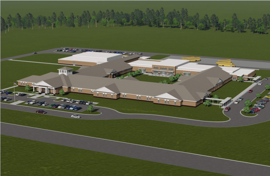 Redland Middle school rendering